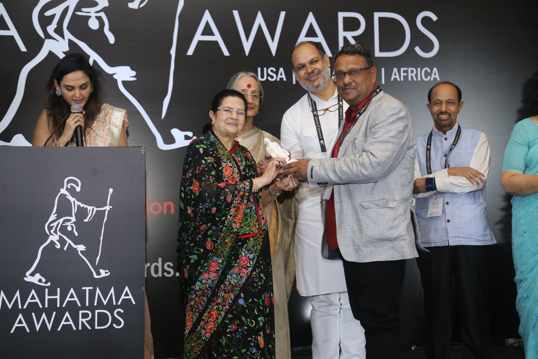 ESDO Honoured with Mahatma Awards from India