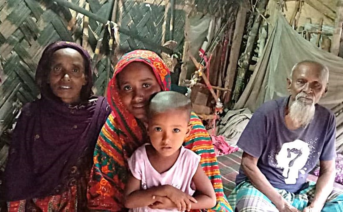 Safura Begum and her family