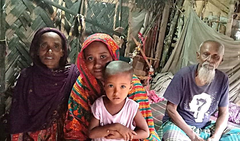 Safura Begum and her family