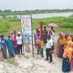 যমুনা নদীর অববাহিকায় ইএসডিও’র উদ্যোগে বন্যা সতর্কীকরণ ফলক স্থাপন