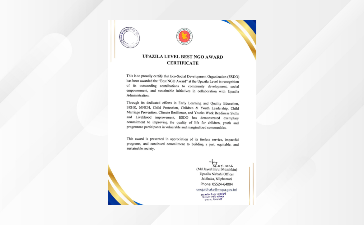 “Best NGO” Award