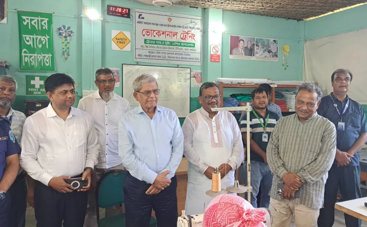 Mirza Fakhrul Islam Alamgir MP visited the ESDO Training Center