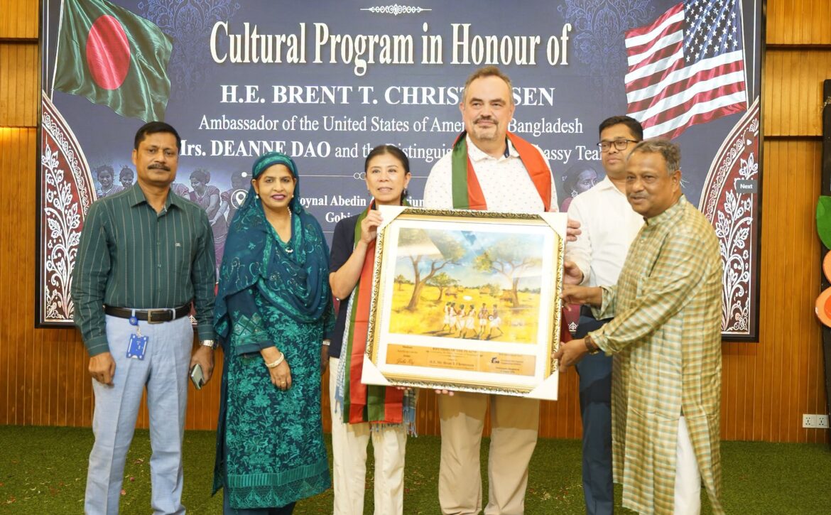 A Warm Welcome to H.E. Brent T. Christensen and Mrs. Deanne Dao at ESDO, Thakurgaon