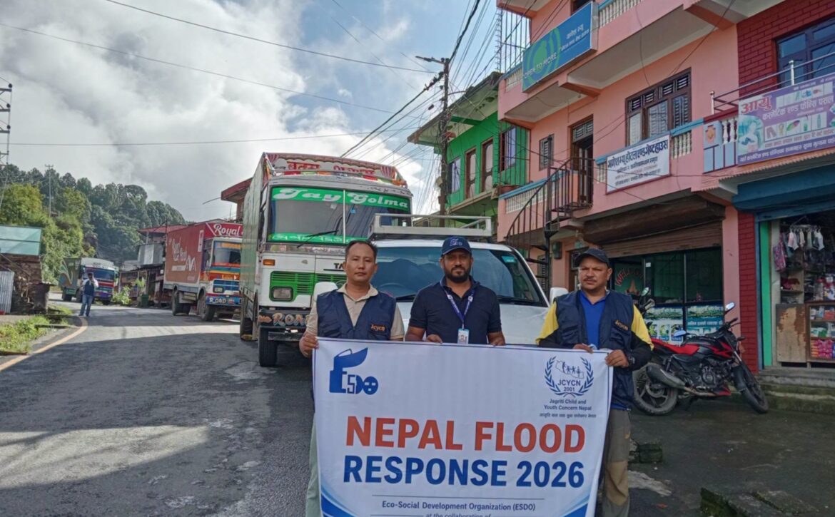 A delegation from the Bangladeshi ESDO conducts field survey activities in disaster-prone, remote areas of Nepal