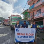 A delegation from the Bangladeshi ESDO conducts field survey activities in disaster-prone, remote areas of Nepal