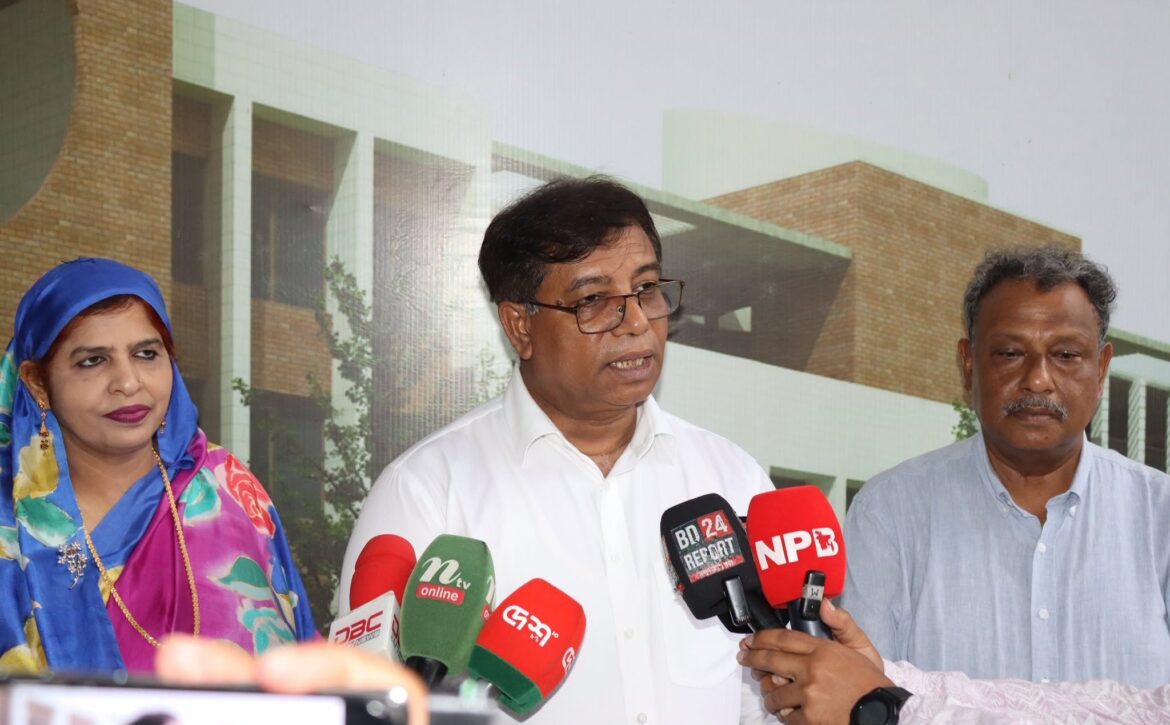 UGC Chairman and members visit Eco University of Science and Technology (EUST) in Thakurgaon