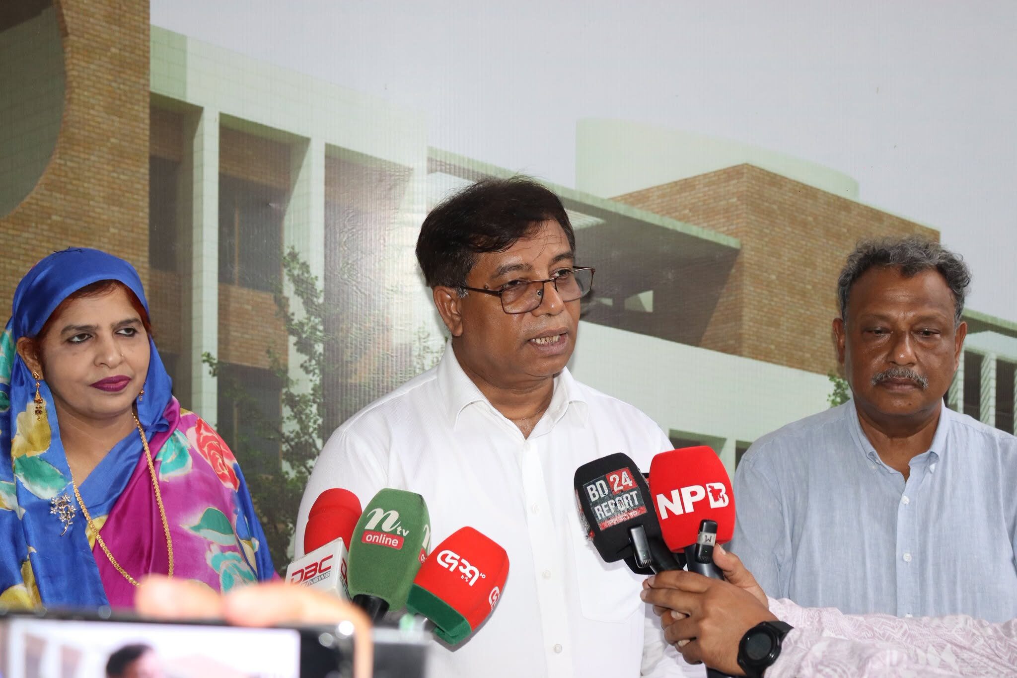 UGC Chairman and members visit Eco University of Science and Technology (EUST) in Thakurgaon