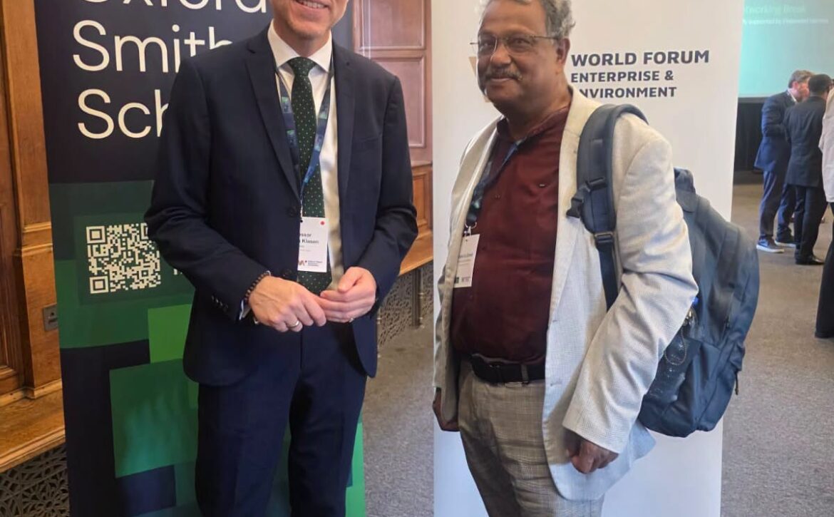 World Forum Enterprise Environment Oxford climate leadership sustainability
